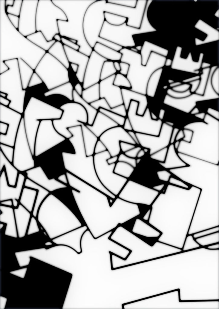 Abstraction de lettres graffiti pour ALICE - 03/2023