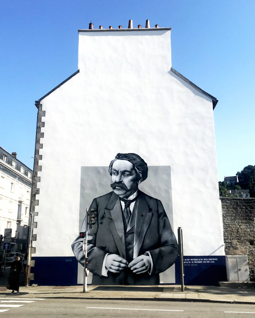 Portrait d'Aristide Briand à Quimper par HOZ