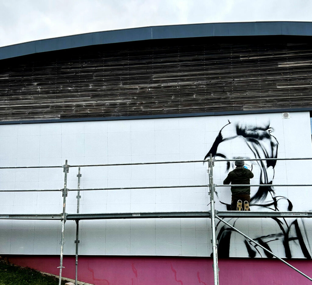 Fresque street-art à Briec (2/6)